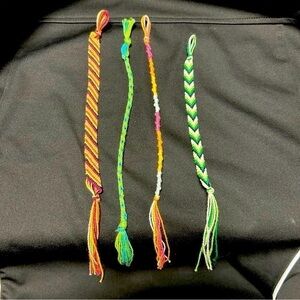 Pack of 4 Handmade Friendship Bracelets